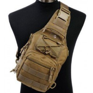 Сумка тактическая плечевая Tactical shoulder bag Олива, Черный, Мультикам [A.C.M.]